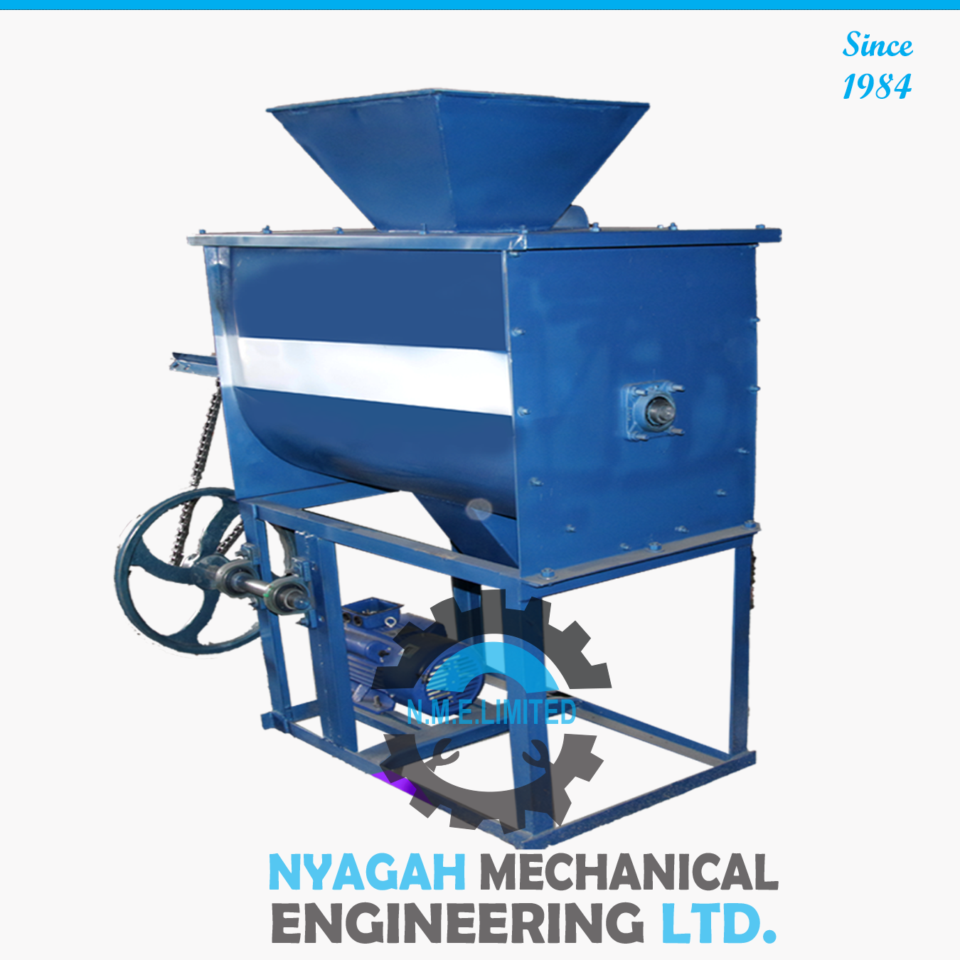 Ribbon Feed Mixers. Nyagah Mechanical Engineering Ltd